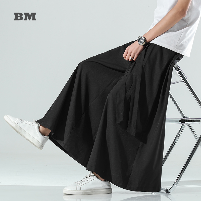 Men'S Kimono Accessories - 2026 Kimono Harajuku Hakama Jepang Celana