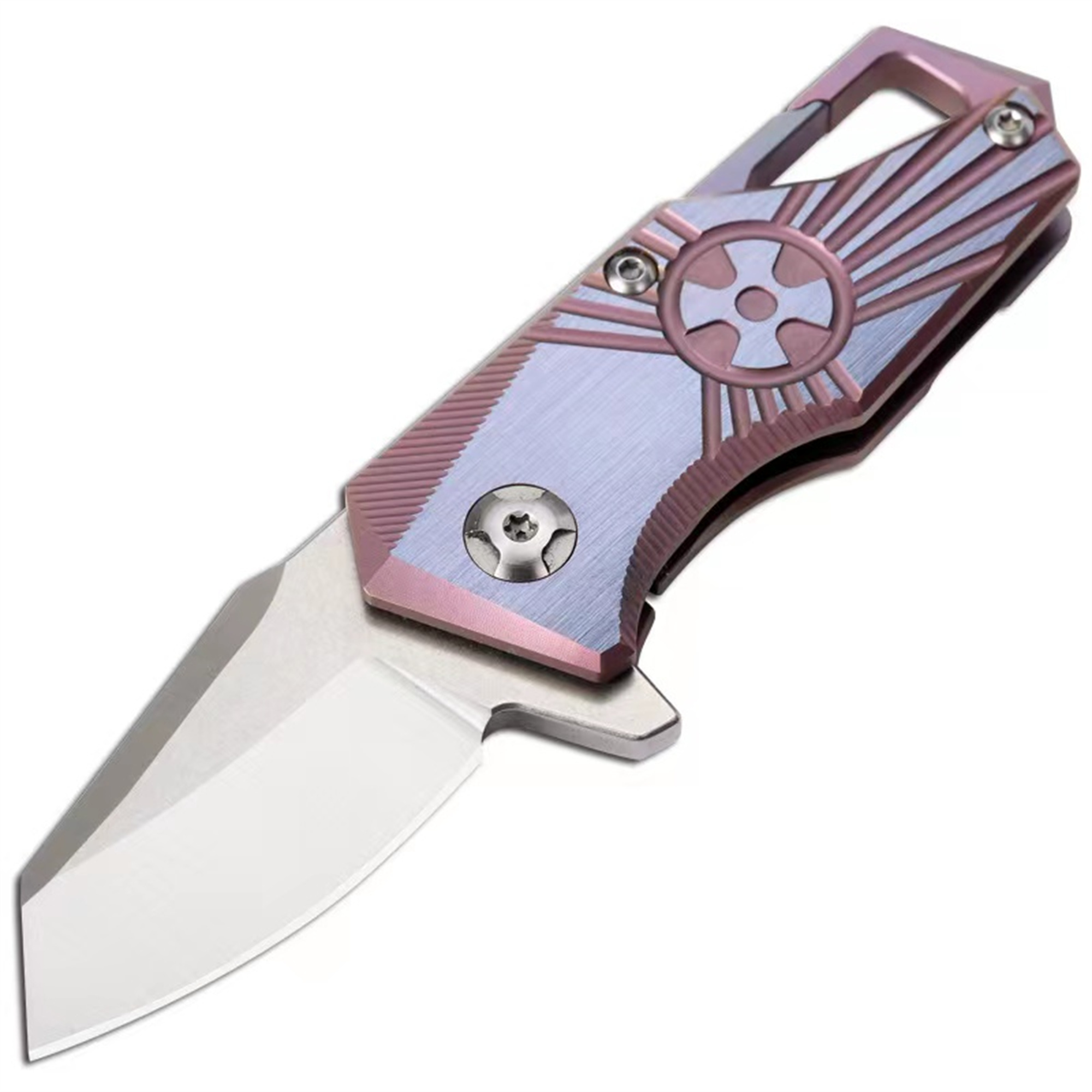 Keychain Multi Tool - Pisau Mini Campuran Titanium M390 Gantungan