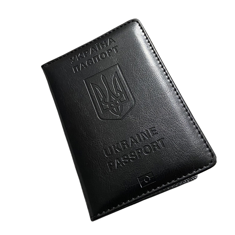Men'S Accessories Case - Pemegang paspor Ukraina sampul kulit Pu