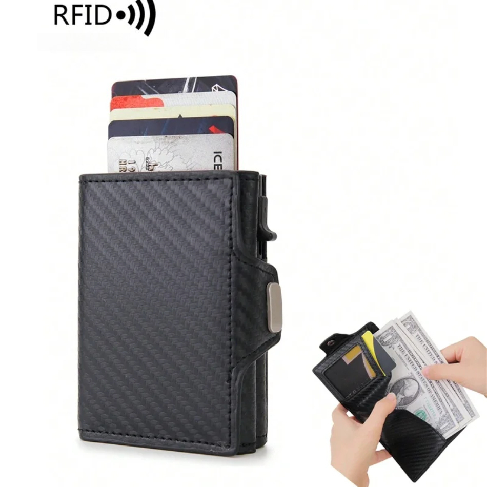 Coin Holder Men - Dompet Pop Up Anti RFID untuk