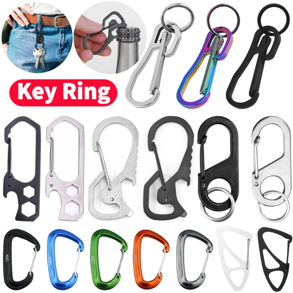 Keychain Multi Tool - Gantungan Kunci Carabiner Gantungan Kunci Pendakian