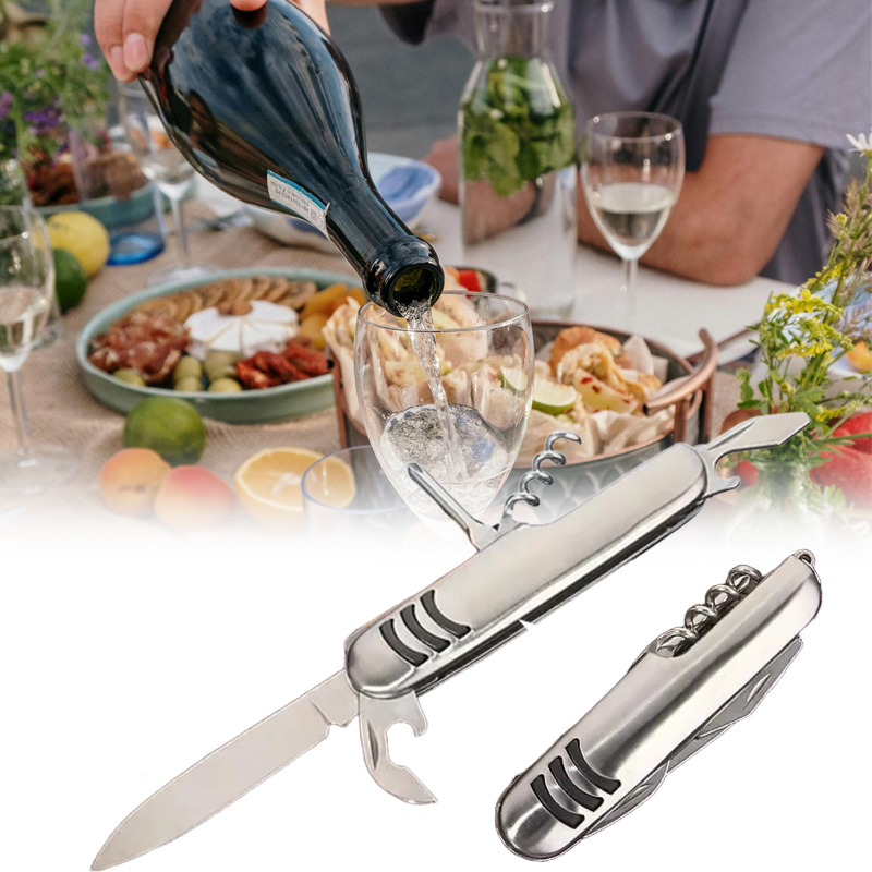 Keychain Multi Tool - Pisau Serbaguna 5 IN 1 Pisau