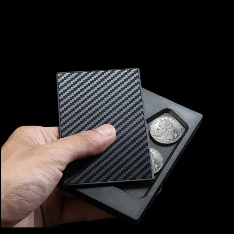 Coin Holder Men - Dompet Kartu Kredit pria, kotak koin