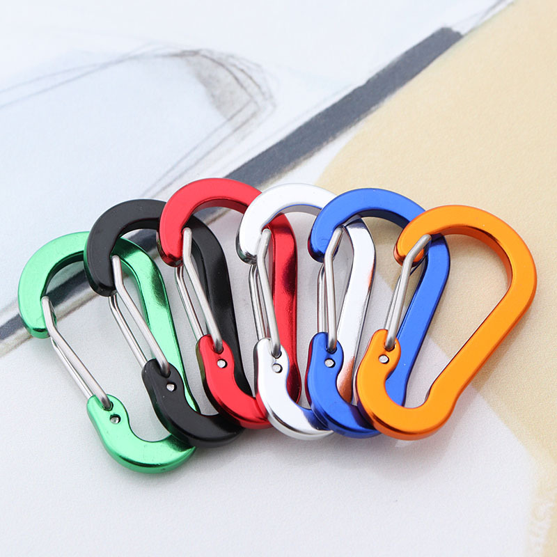 Keychain Multi Tool - 6 Buah Karabiner Gantungan Kunci Gantungan