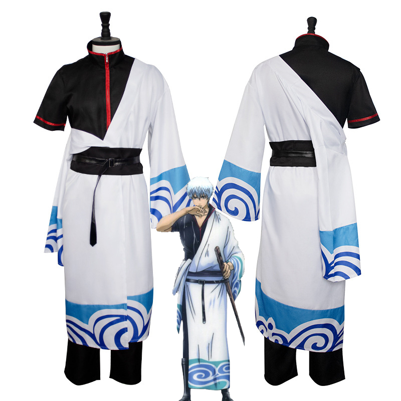 Men'S Kimono Accessories - Kostum Cosplay Anime Gintama Sakata Gintoki