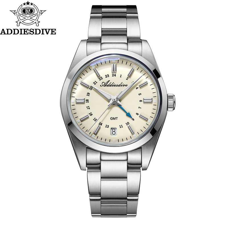 Men'S Accessories Fashion - ADDIESDIVE Jam Tangan GMT Mewah 36Mm