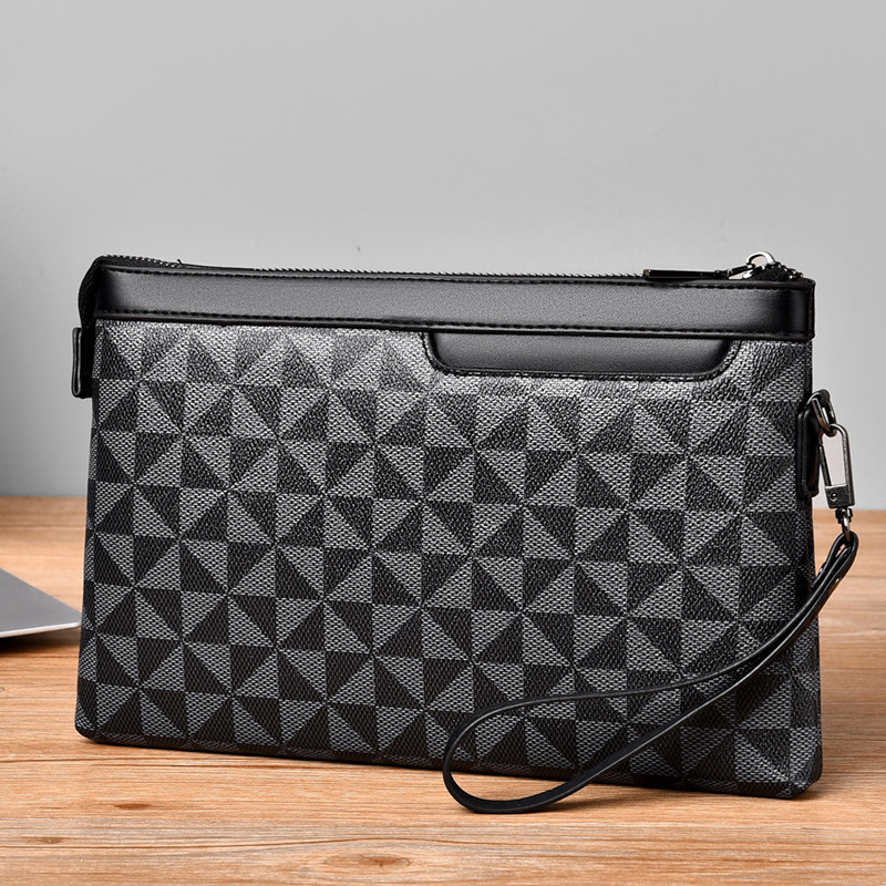 Coin Holder Men - Dompet Pria Tas Genggam Kulit Dompet