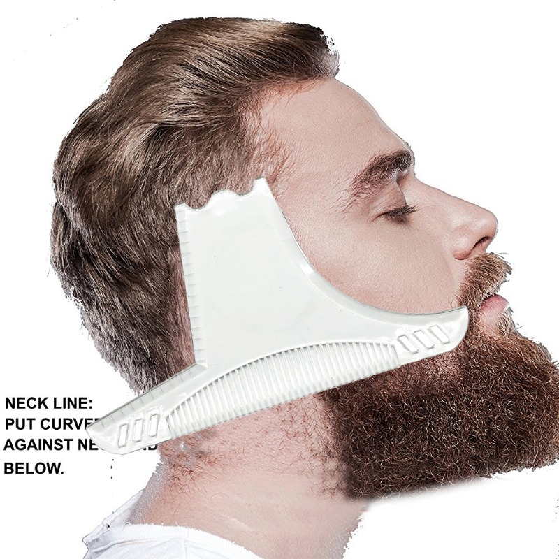 Men Accessories Rule - Sisir Template Jenggot, Alat Pembentuk Jenggot,