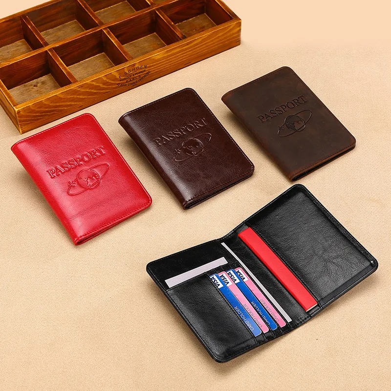 Sampul Paspor Kulit Asli Unise - Men'S Accessories Case ulasan dan harga