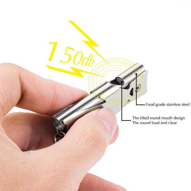Luar ruangan EDC peluit bertah - Keychain Multi Tool ulasan dan harga