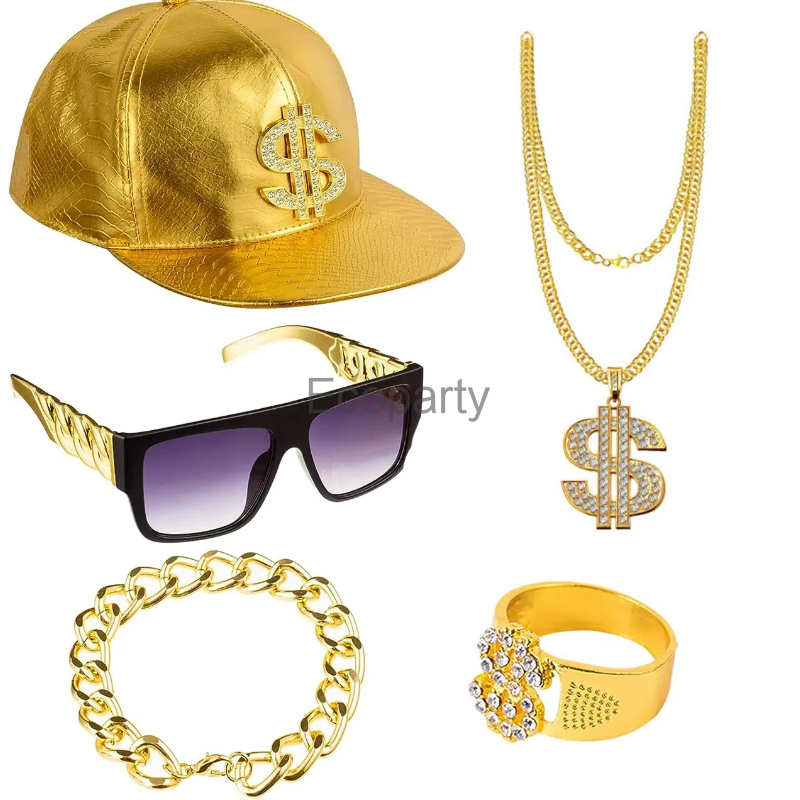 80s 90s Set Aksesori kostum Hi - Men'S Accessories In The 80S ulasan dan harga
