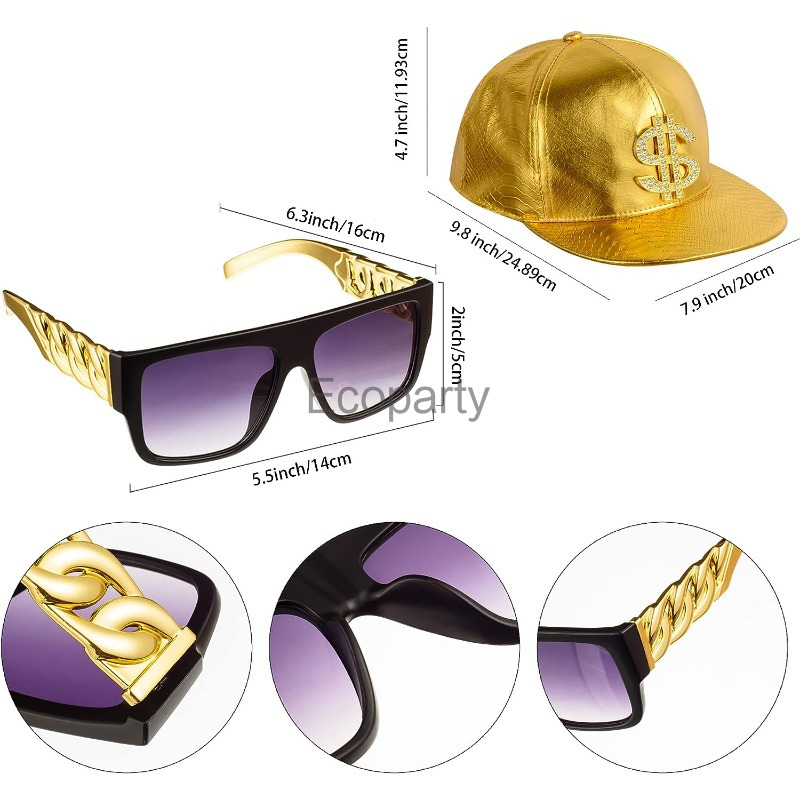 80s 90s Set Aksesori kostum Hi - Men'S Accessories In The 80S ulasan dan harga