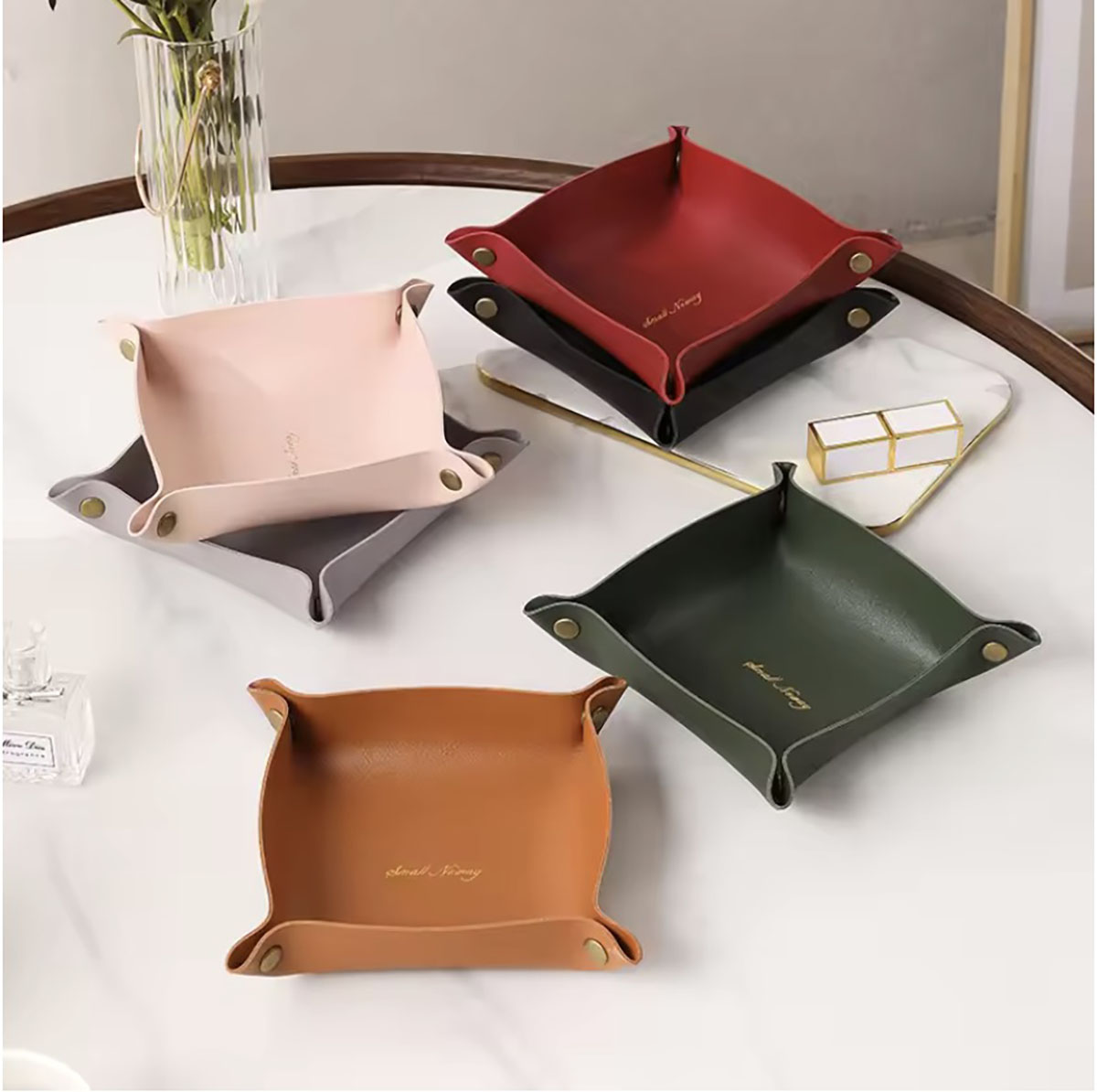 Baki Penyimpanan Kulit Gaya No - Men'S Accessories Drawer Organizer ulasan dan harga