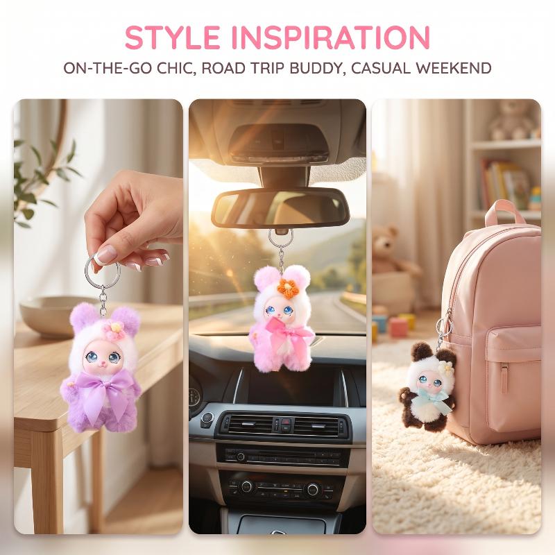 Gantungan Kunci Boneka Hewan L - Men Keychain Accessories ulasan dan harga
