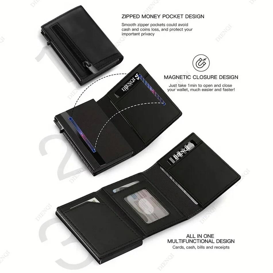 OUIO Dompet Tempat Kartu Kredi - Coin Holder Men ulasan dan harga