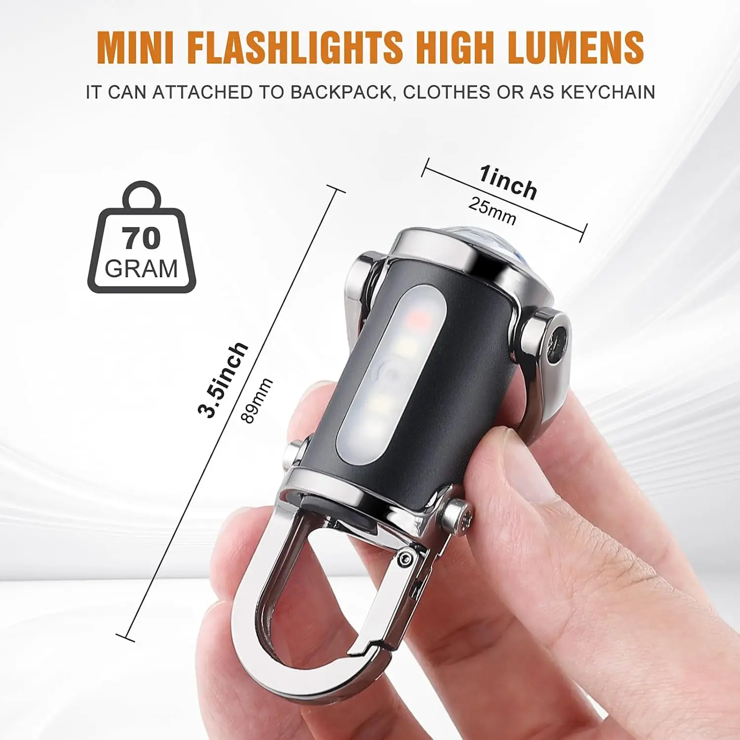 Senter Gantungan Kunci Mini La - Men Keychain Accessories ulasan dan harga