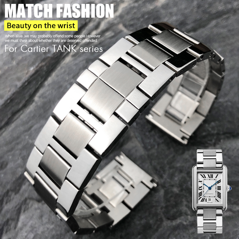 Gelang Jam Baja Tahan Karat Ha - Men'S Accessories Cartier ulasan dan harga