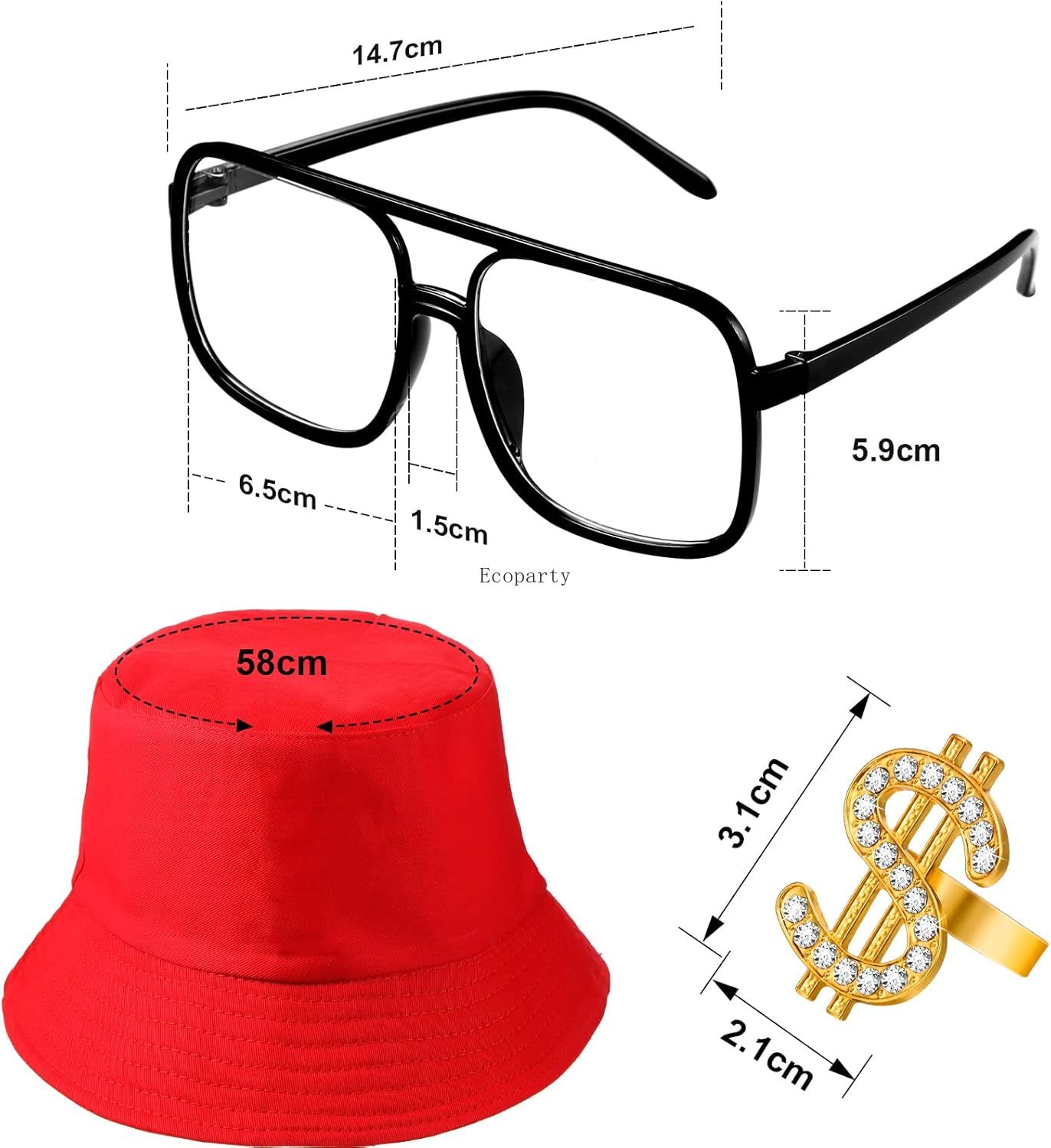 Halloween 6 Buah 80S 90S Kit P - Men'S Accessories In The 90S ulasan dan harga