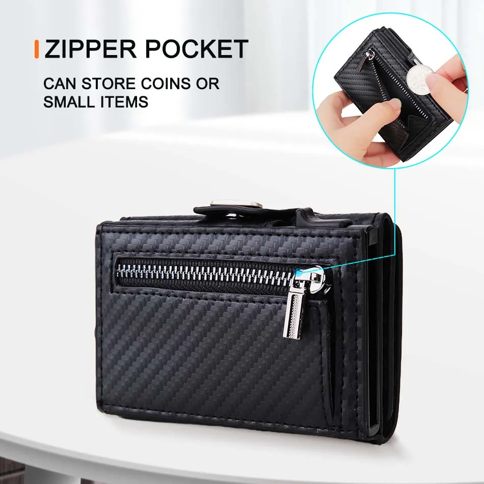 Dompet Pop Up Anti RFID untuk  - Coin Holder Men ulasan dan harga