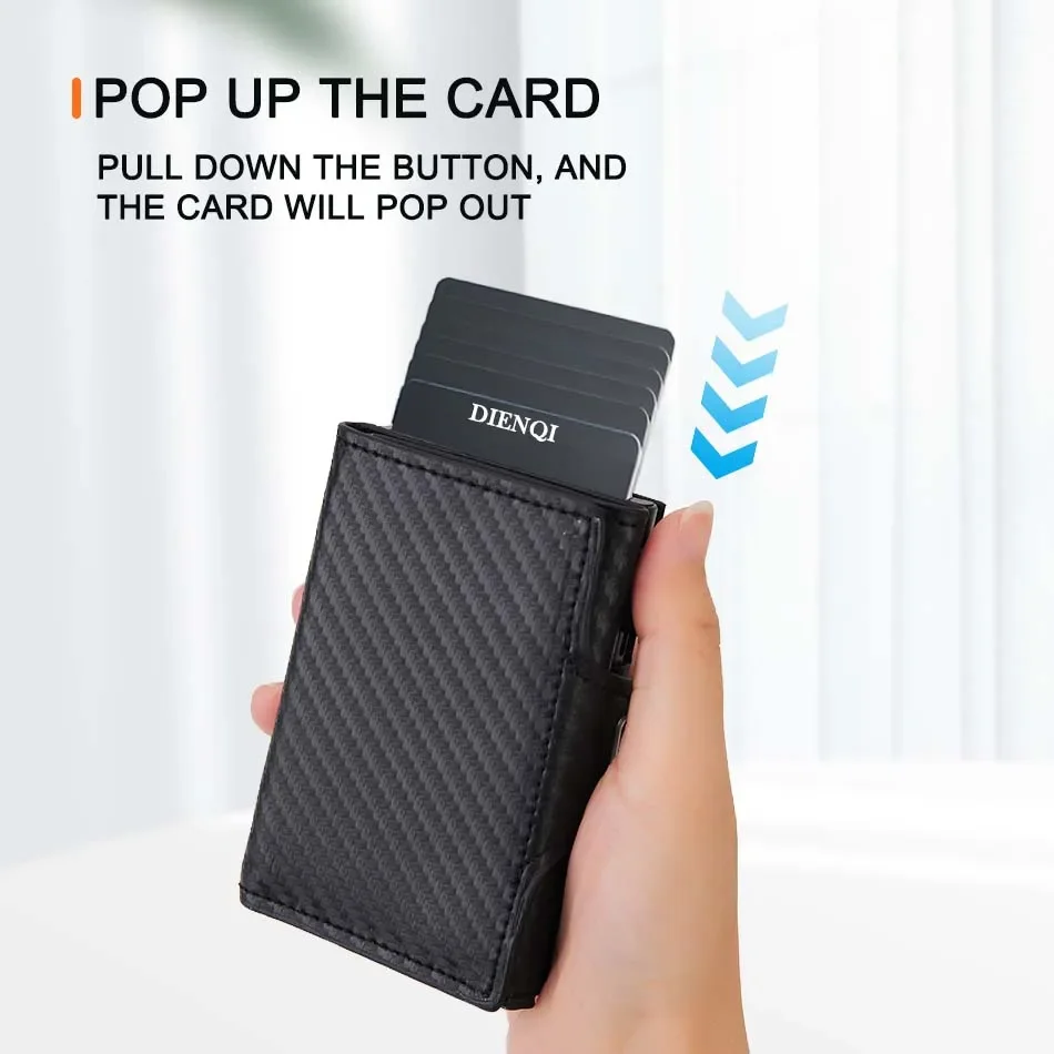 Dompet Pop Up Anti RFID untuk  - Coin Holder Men ulasan dan harga