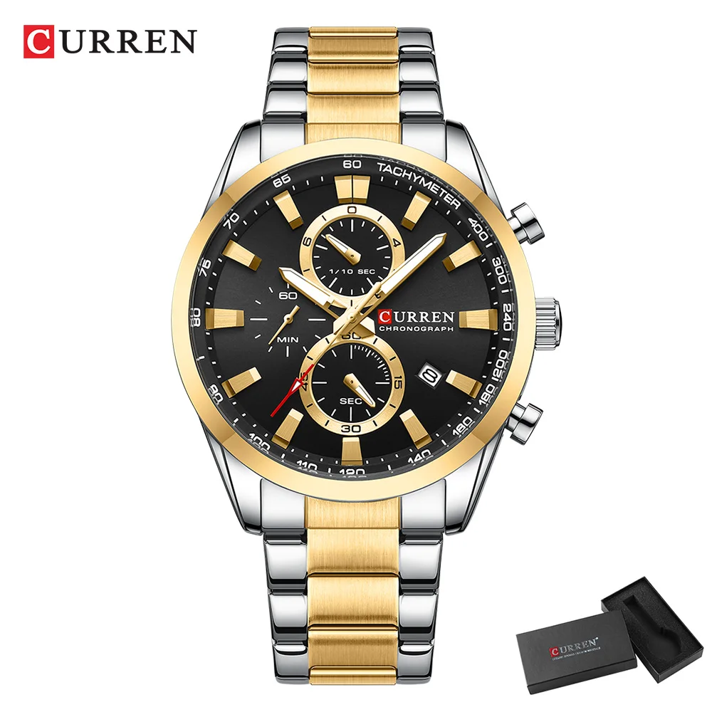 CURREN Jam Tangan Olahraga Chr - Men'S Accessories Fashion ulasan dan harga