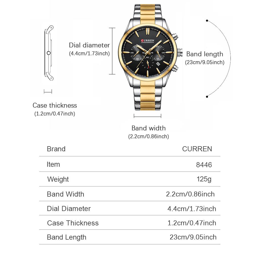 CURREN Jam Tangan Olahraga Chr - Men'S Accessories Fashion ulasan dan harga