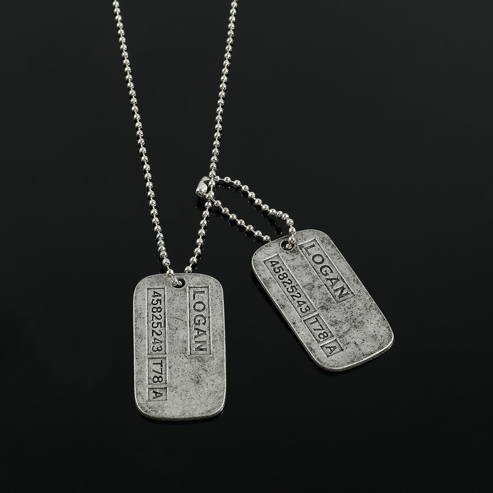 Kalung Kartu Militer X-Men Wol - Men'S Accessories Fashion ulasan dan harga