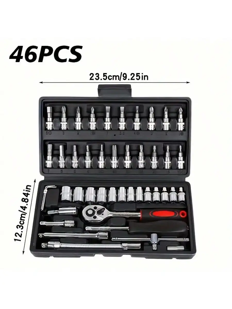 Set Kunci Pas Ratchet 46 Buah  - Men'S Accessories Drawer Organizer ulasan dan harga