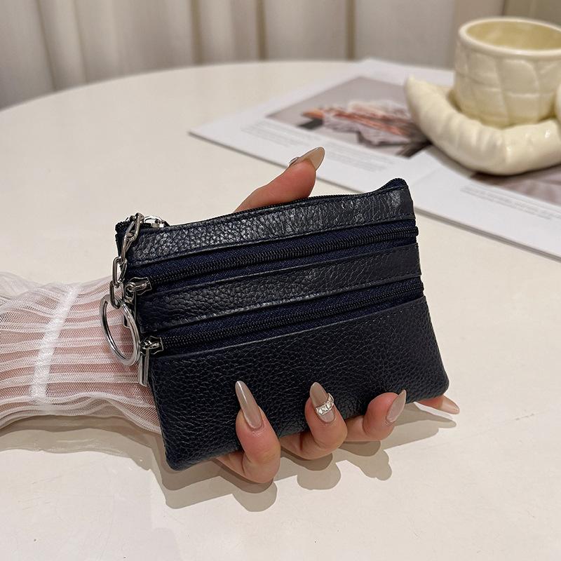Dompet Koin Portabel Kulit PU  - Coin Holder Men ulasan dan harga