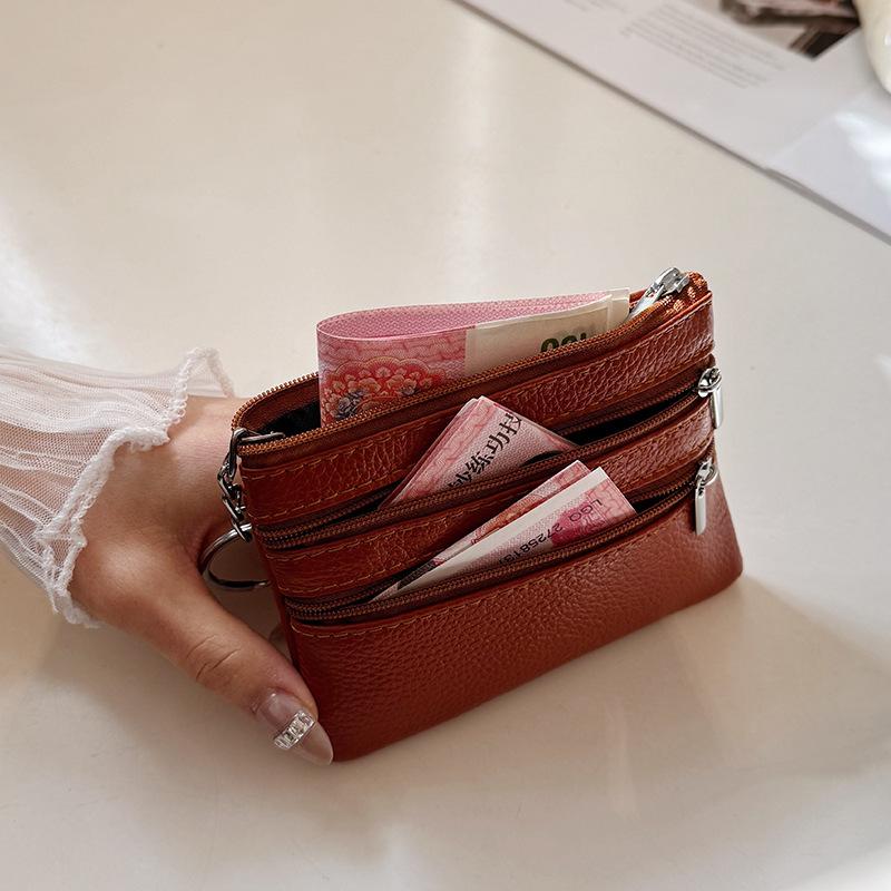 Dompet Koin Portabel Kulit PU  - Coin Holder Men ulasan dan harga