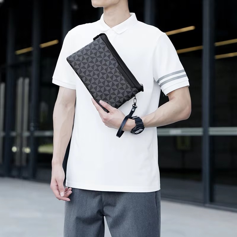 Dompet Pria Tas Genggam Kulit  - Coin Holder Men ulasan dan harga